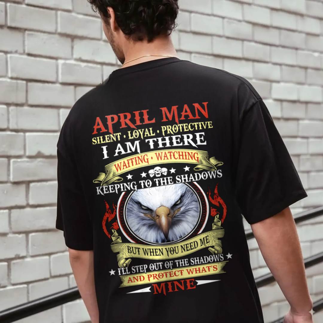 APRIL MAN - SILENT LOYAL PROTECTIVE I AM THERE WAITING WATCHING KEEPING TO THE SHADOWS - FOR MAN - TLEE04 (SKU2602-62-04)