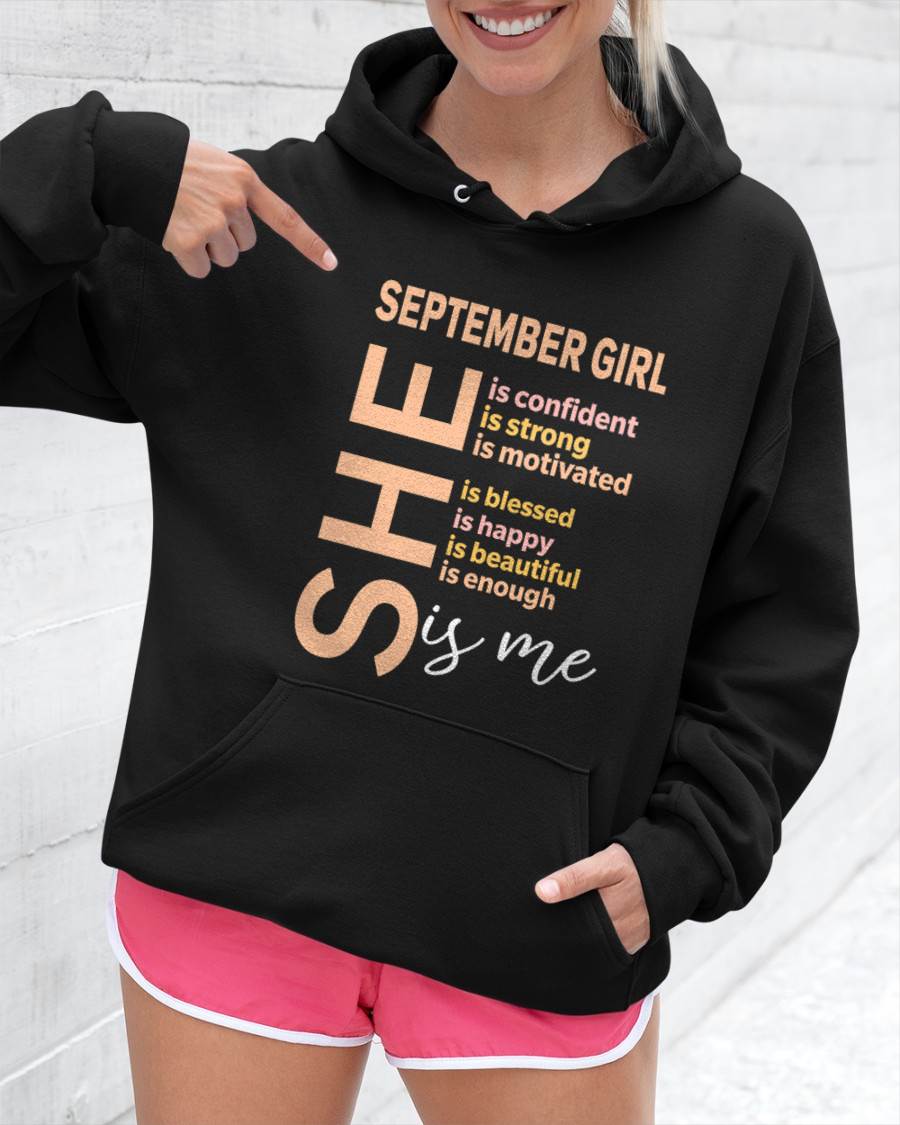 SEPTEMBER GIRL - SELF LOVE TYPOGRAPHY - FOR WOMEN - TLEE09 (SKU2606-255-09)