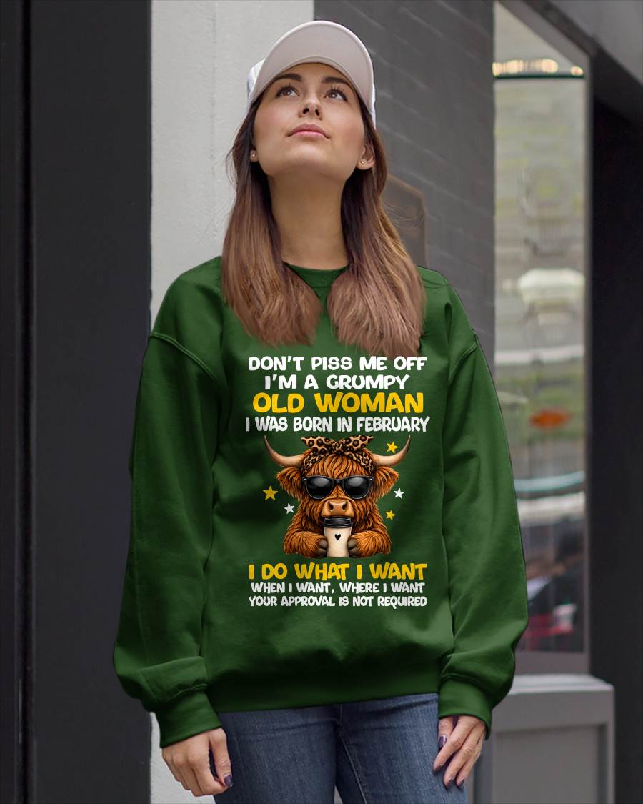 FEBRUARY BORN WOMAN FUNNY SHIRT - FOR WOMEN - TLEE02 (SKU2607-217-02)