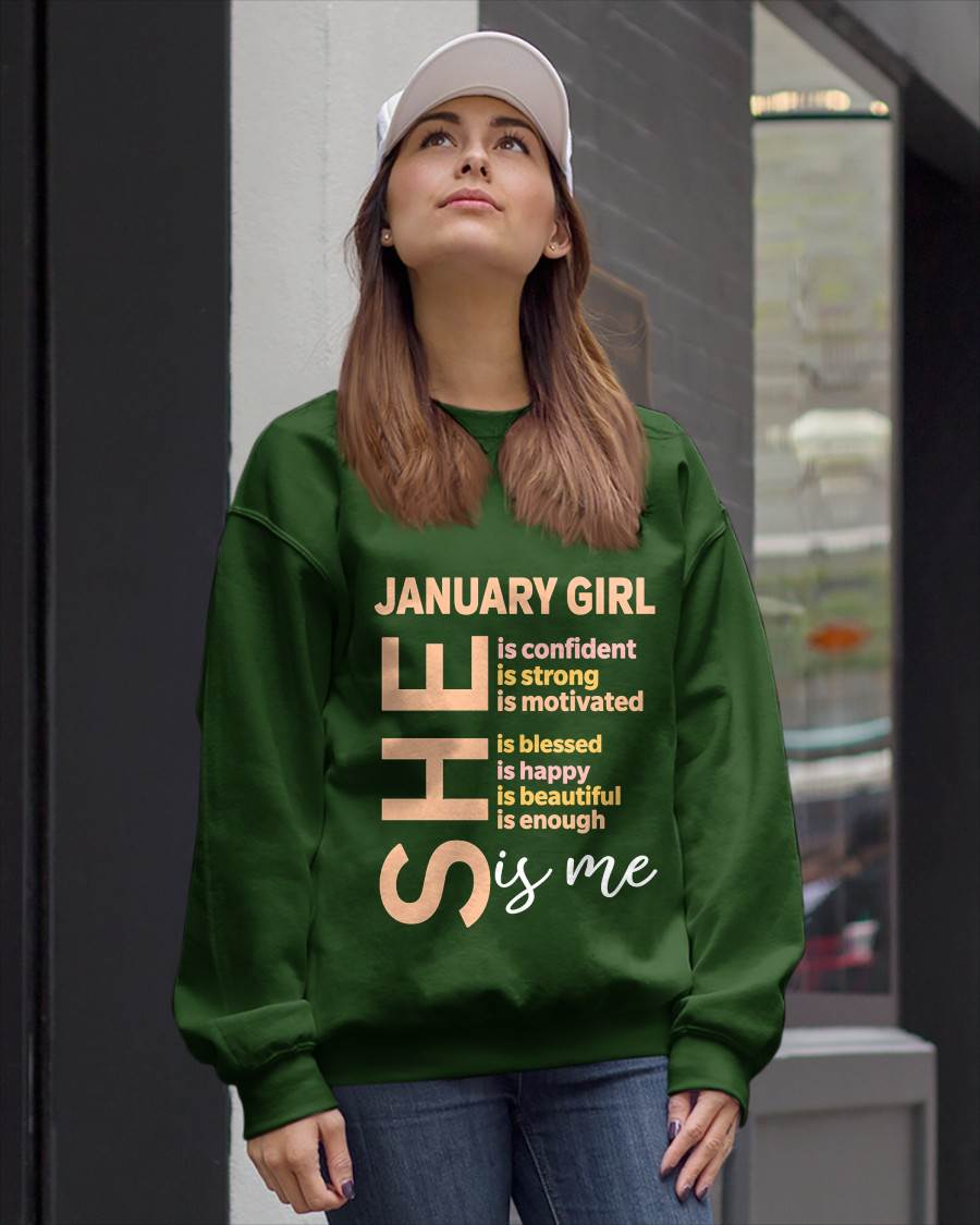 JANUARY GIRL - SELF LOVE TYPOGRAPHY - FOR WOMEN - TLEE01 (SKU2606-255-01)