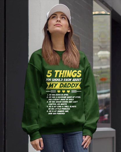 APRIL - 5 THINGS YOU SHOULD KNOW ABOUT MY DADDY - FROM DAD - TLEE04 (SKU2606-53-04)