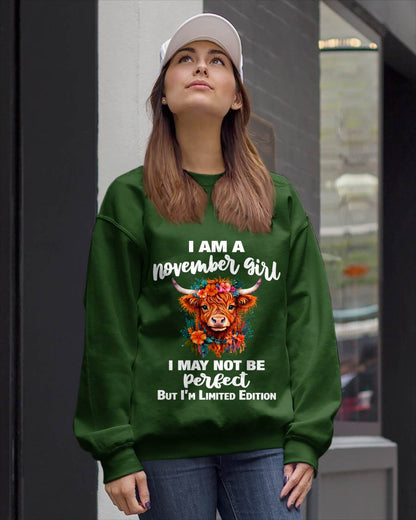 NOVEMBER GIRL ONE OF A KIND TEE - FOR WOMEN - TLEE11 (SKU2607-296-11)