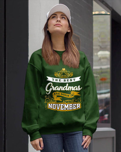 NOVEMBER GRANDMAS ARE THE BEST - FOR WOMEN - TLEE11 (SKU2605-238-11)