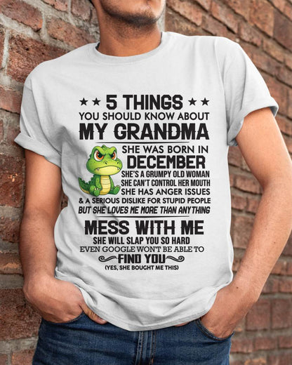 DECEMBER GRANDMAS ARE DIFFERENT - FROM GRANDMA - TLEE12 (SKU10-06-12)