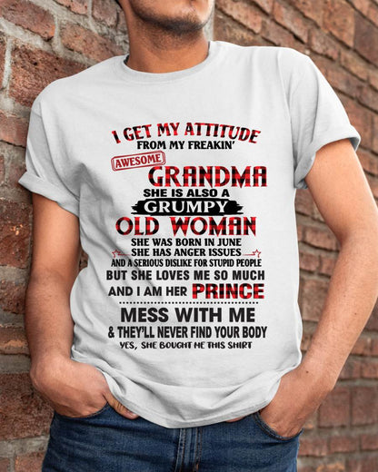 JUNE - I GET MY ATTITUDE FROM MY FREAKIN’ AWESOME GRANDMA - FROM GRANDMA - TLEE06 (SKU2603-157-06)
