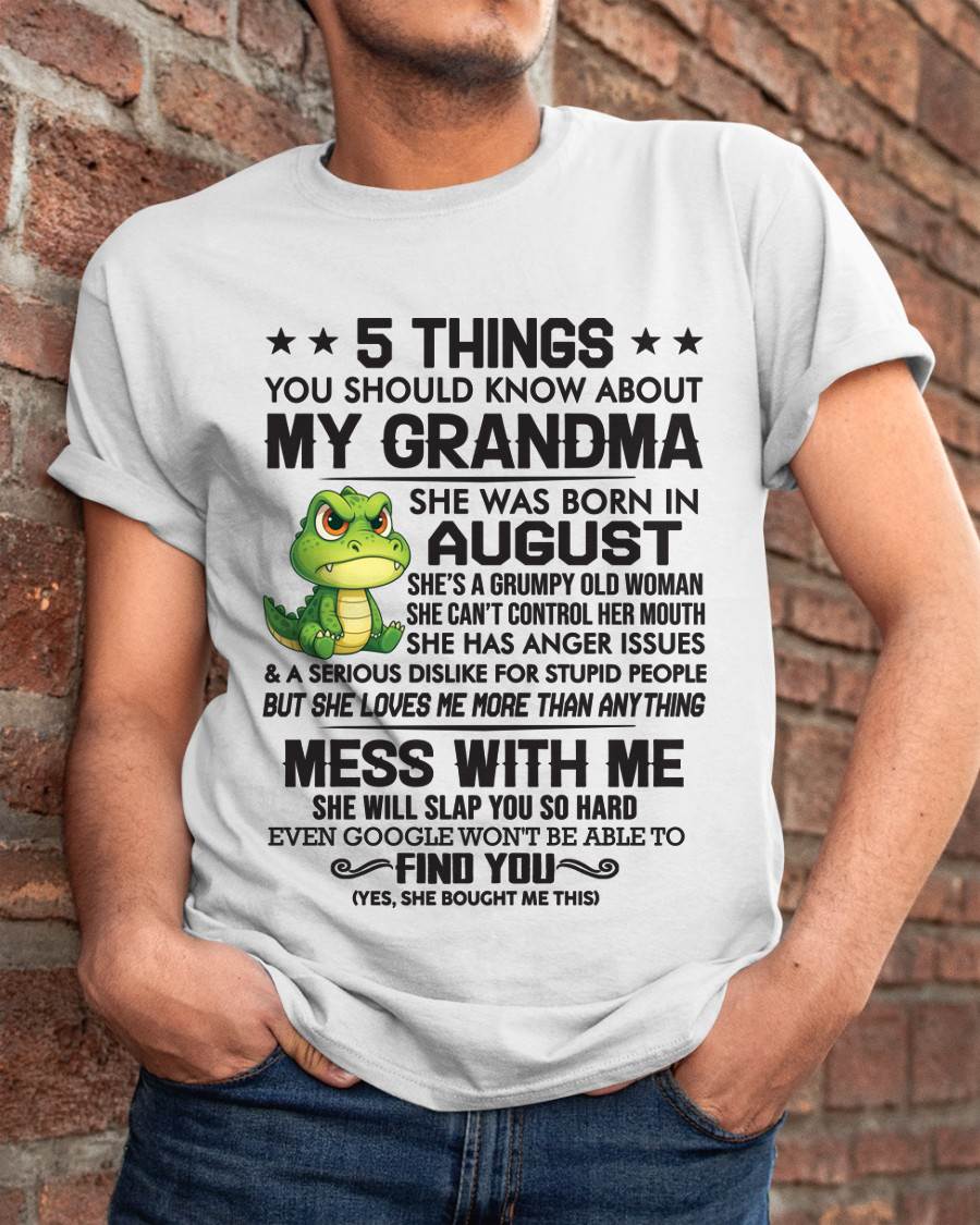 AUGUST GRANDMAS ARE DIFFERENT - FROM GRANDMA - TLEE08 (SKU10-06-08)