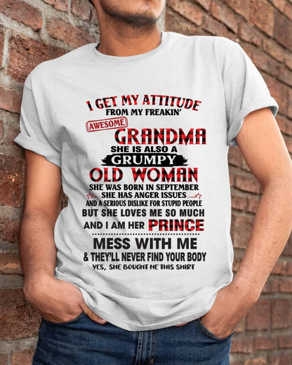 SEPTEMBER - I GET MY ATTITUDE FROM MY FREAKIN’ AWESOME GRANDMA - FROM GRANDMA - TLEE09 (SKU2603-157-09)