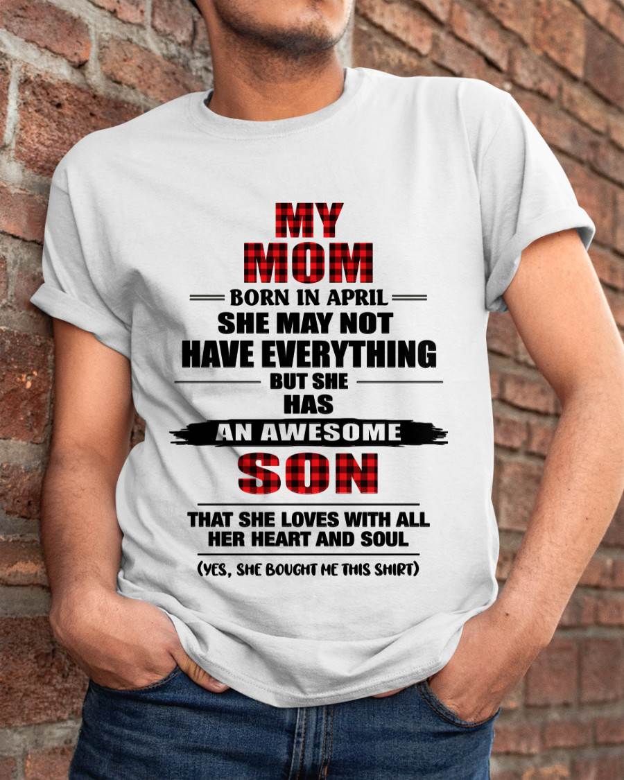 APRIL - A MOTHER'S LOVE, A SON'S PRIDE - FROM MOM - TLEE04 (SKU2606-149-04)