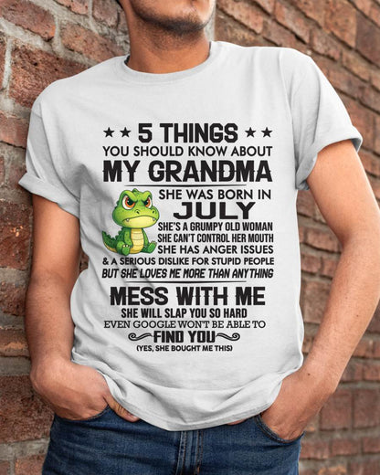 JULY GRANDMAS ARE DIFFERENT - FROM GRANDMA - TLEE07 (SKU10-06-07)
