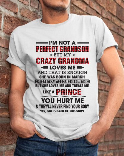 MARCH - PROUD GRANDSON OF A CRAZY GRANDMA - FROM GRANDMA - TLEE03 (SKU2603-71-03)
