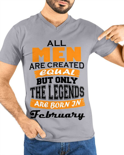 FEBRUARY BORN – ONLY LEGENDS ARE CREATED - FOR MAN - TLEE02 (SKU2606-281-02)