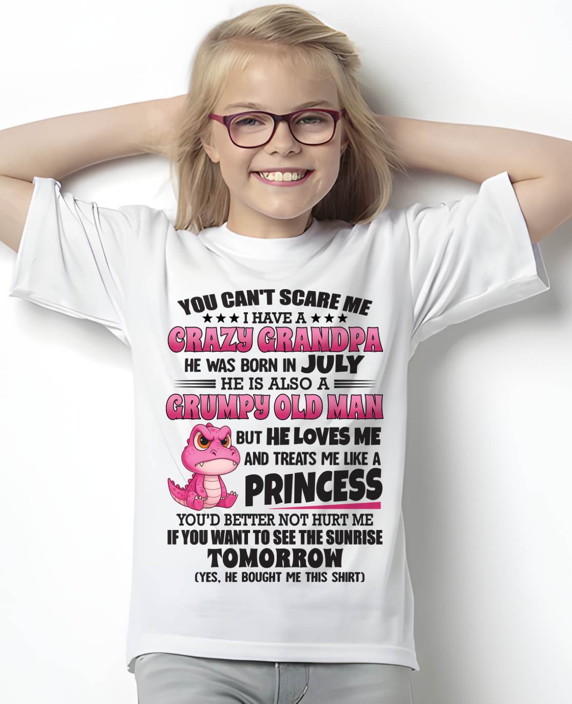 JULY - I HAVE A CRAZY AND LOVING GRANDPA - FROM GRANDPA - TLEE07 (SKU09-105-07)
