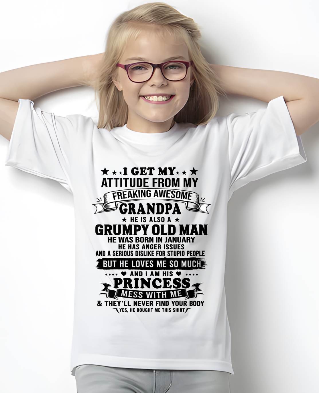 JANUARY - BEST GRANDPA EVER - FROM GRANDPA - TLEE01 (SKU2607-346-01)
