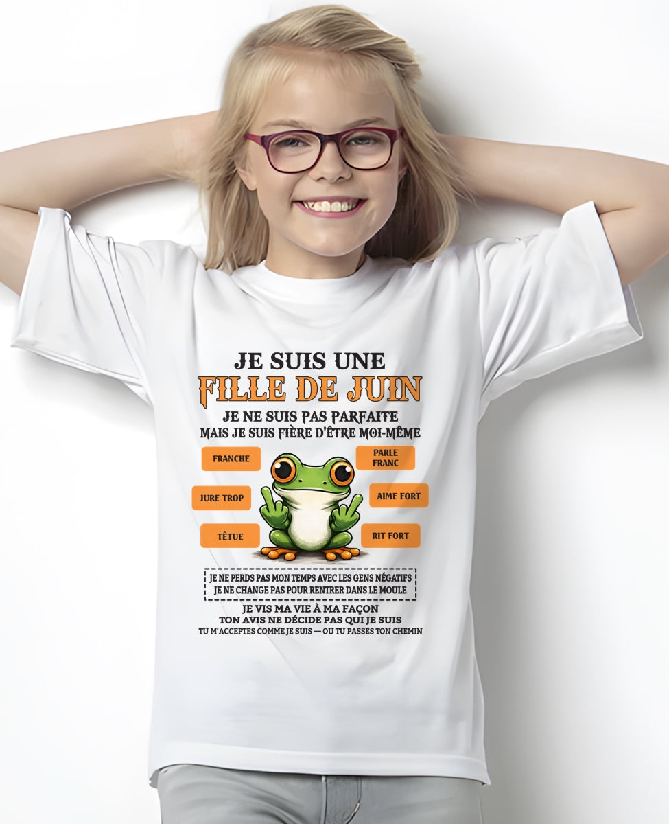 JE SUIS UNE FILLE DE JUIN     - fma TLEE06 / fr06 (SKU2603-02-06)