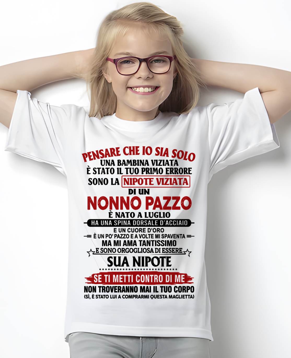 NONNO PAZZO NATO A LUGLIO - DAL NONNO - TLEE07 (SKU2605-333-07)