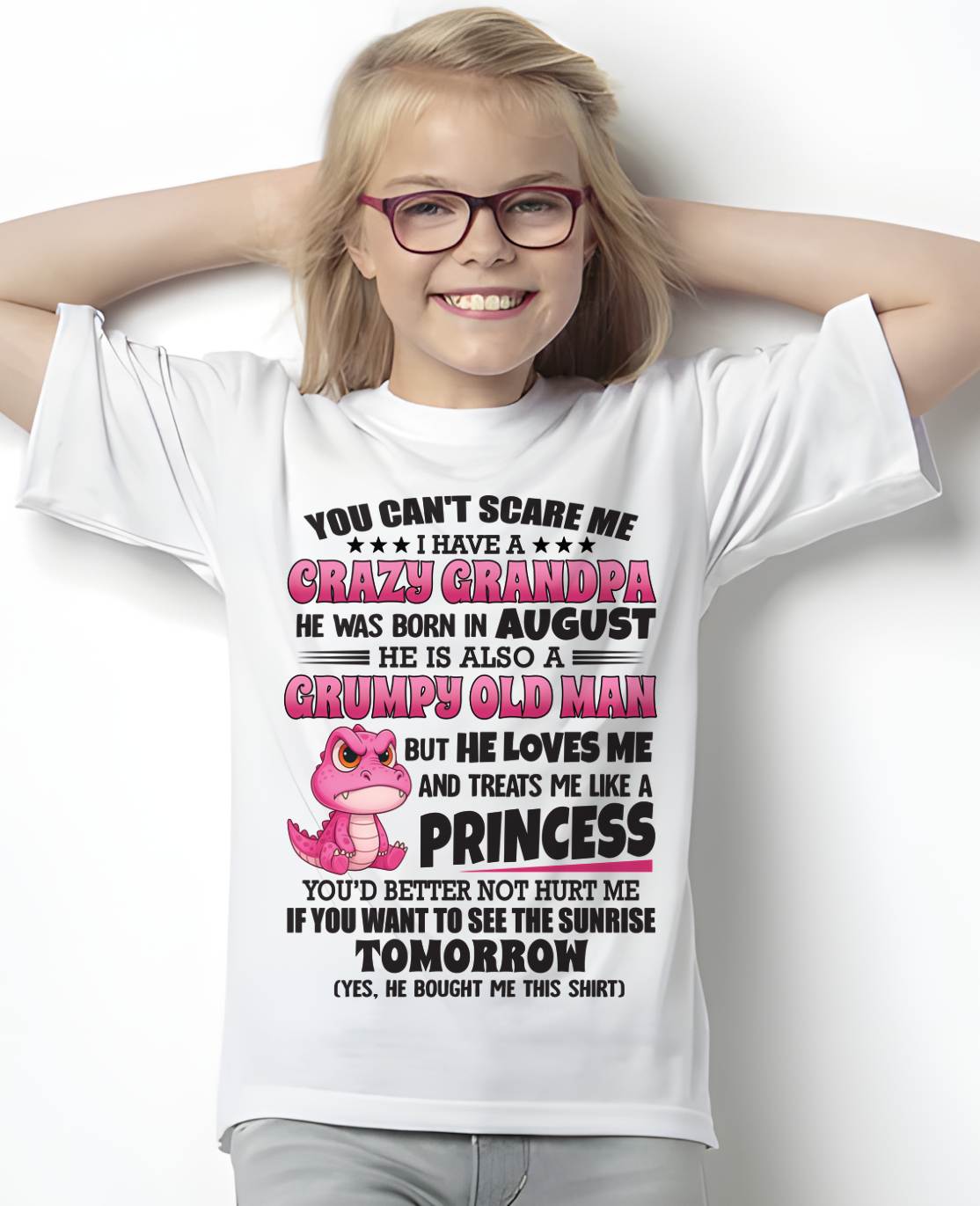 AUGUST - I HAVE A CRAZY AND LOVING GRANDPA - FROM GRANDPA - TLEE08 (SKU09-105-08)