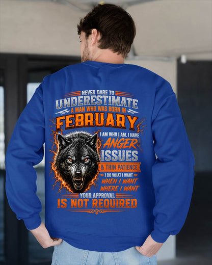 FEBRUARY MAN I DO WHAT I WANT SHIRT - FOR MAN - TLEE02 (SKU2608-244-02)