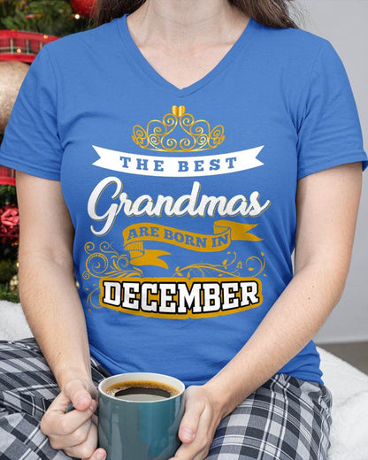 DECEMBER GRANDMAS ARE THE BEST - FOR WOMEN - TLEE12 (SKU2605-238-12)