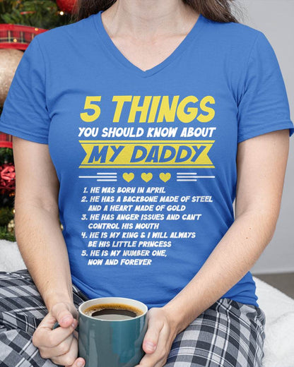 APRIL - 5 THINGS YOU SHOULD KNOW ABOUT MY DADDY - FROM DAD - TLEE04 (SKU2606-53-04)
