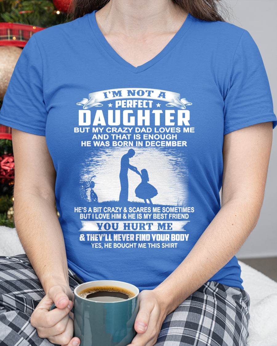 DAD BORN IN DECEMBER AND DAUGHTER BEST FRIENDS - FROM DAD - TLEE12 (SKU2605-166-12)
