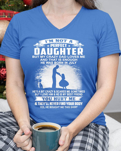 DAD BORN IN JULY AND DAUGHTER BEST FRIENDS - FROM DAD - TLEE07 (SKU2605-166-07)