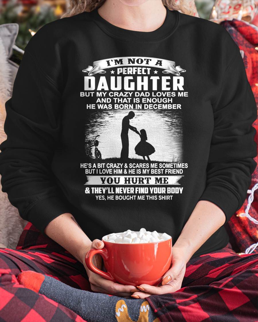 DAD BORN IN DECEMBER AND DAUGHTER BEST FRIENDS - FROM DAD - TLEE12 (SKU2605-166-12)