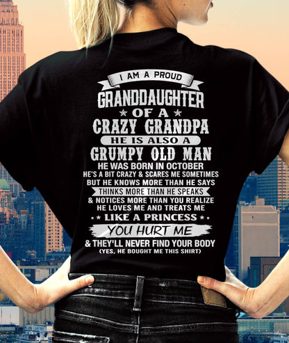 OCTOBER - MY CRAZY GRANDPA LOVES ME - FROM GRANDPA - TLEE10 (SKU2606-313-10)
