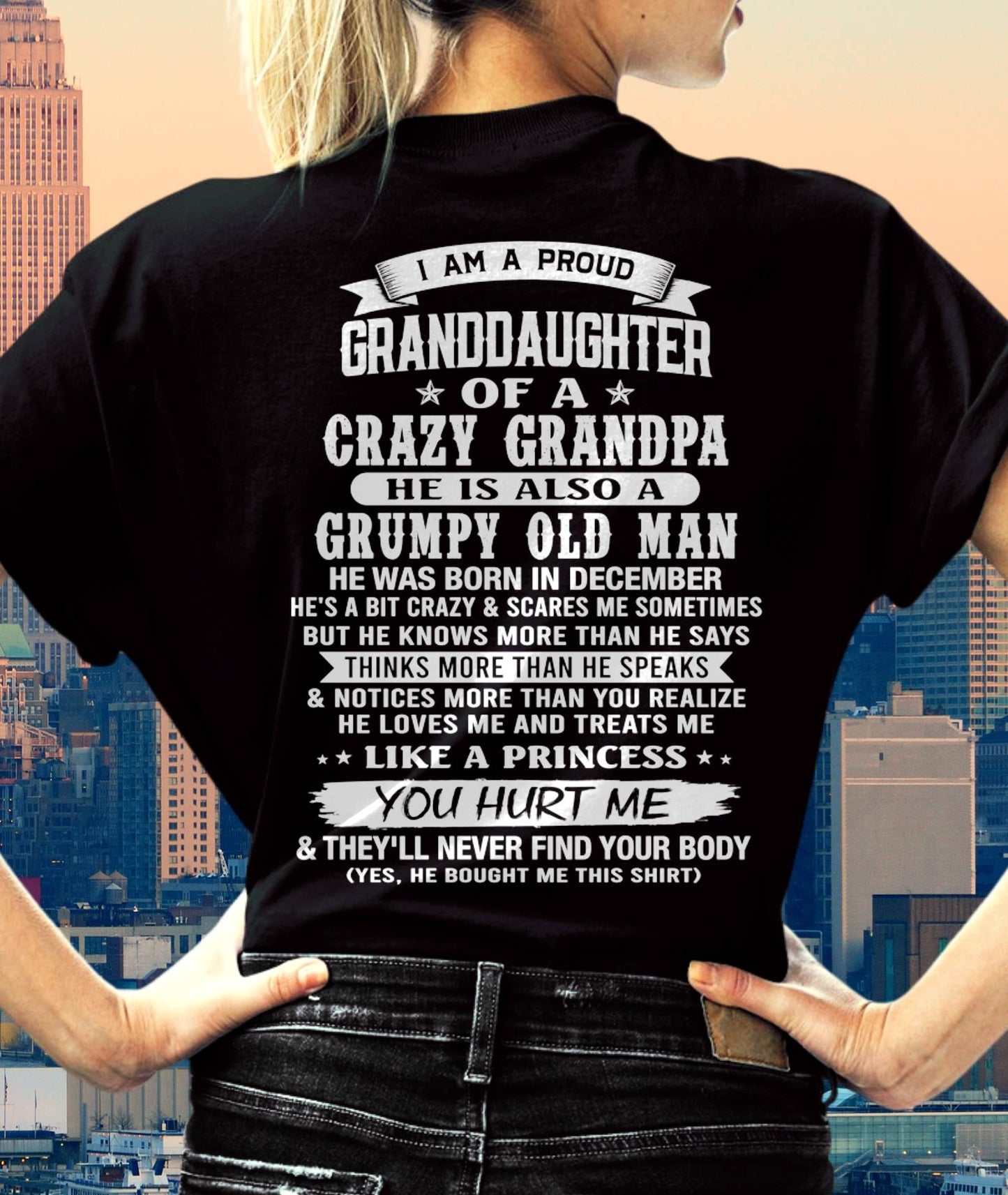 DECEMBER - MY CRAZY GRANDPA LOVES ME - FROM GRANDPA - TLEE12 (SKU2606-313-12)