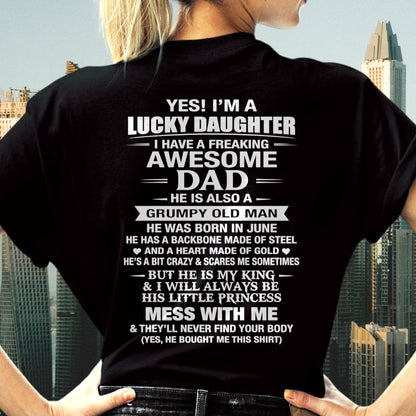 JUNE - BEHIND EVERY STRONG GIRL IS AN AWESOME DAD - FROM DAD - TLEE06 (SKU2605-405-06)