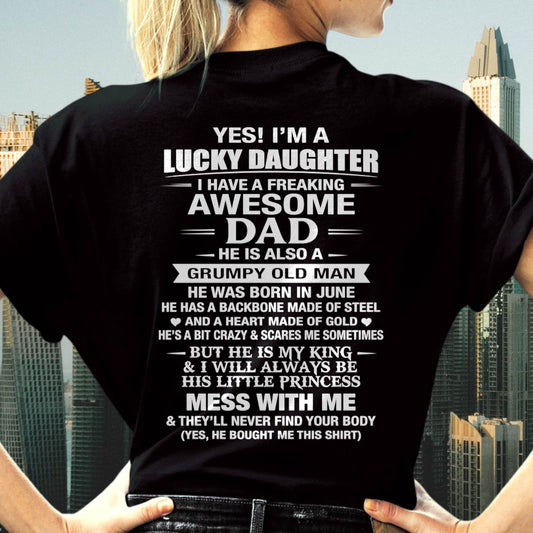 JUNE - BEHIND EVERY STRONG GIRL IS AN AWESOME DAD - FROM DAD - TLEE06 (SKU2605-405-06)