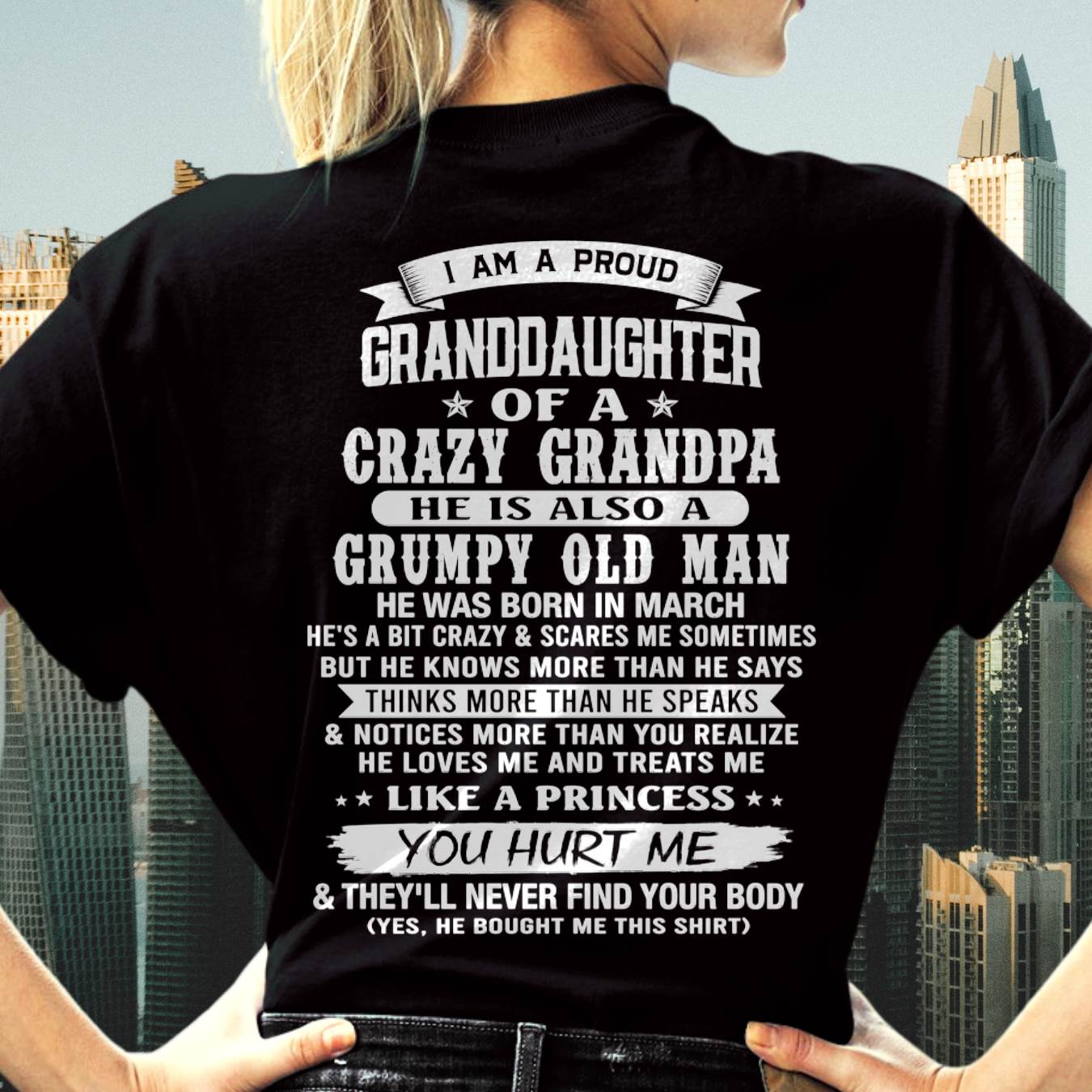 MARCH - MY CRAZY GRANDPA LOVES ME - FROM GRANDPA - TLEE03 (SKU2606-313-03)