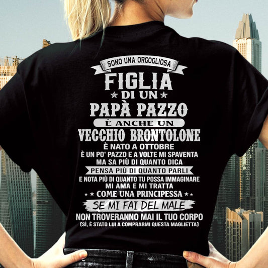 OTTOBRE  / FIGLIA DI UN PAPÀ PAZZO - REGALO DA PAPÀ  - TLEE10 (SKU2606-155-10)