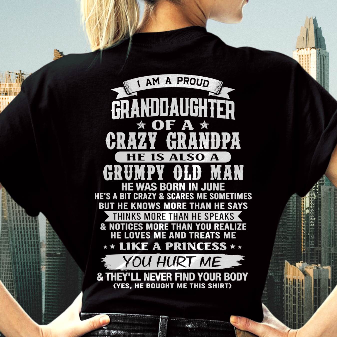 JUNE - MY CRAZY GRANDPA LOVES ME - FROM GRANDPA - TLEE06 (SKU2606-313-06)