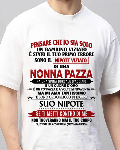 NONNA PAZZA – NIPOTE VIZIATO - DALLA NONNA - TLEE00 (SKU2605-334-00)