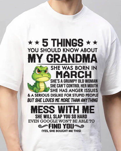 MARCH GRANDMAS ARE DIFFERENT - FROM GRANDMA - TLEE03 (SKU10-06-03)