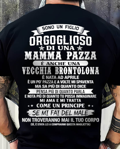 APRILE / FIGLIO DI UNA MAMMA PAZZA - REGALO DA MAMMA  - TLEE04 (SKU2606-204-04)