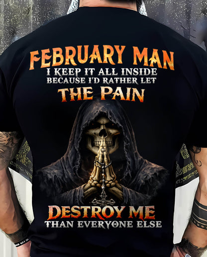 FEBRUARY MAN THE PAIN DESTROYS ME - FOR MAN - TLEE02 (SKU2606-116-02)