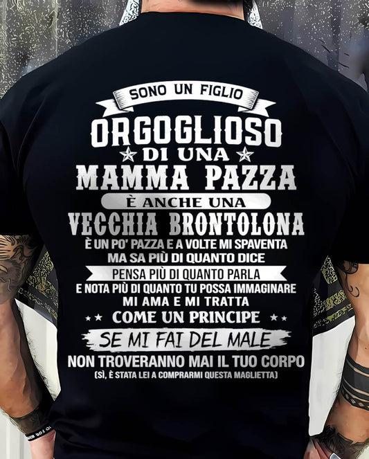 FIGLIO DI UNA MAMMA PAZZA - REGALO DA MAMMA  - TLEE00 (SKU2606-204-00)