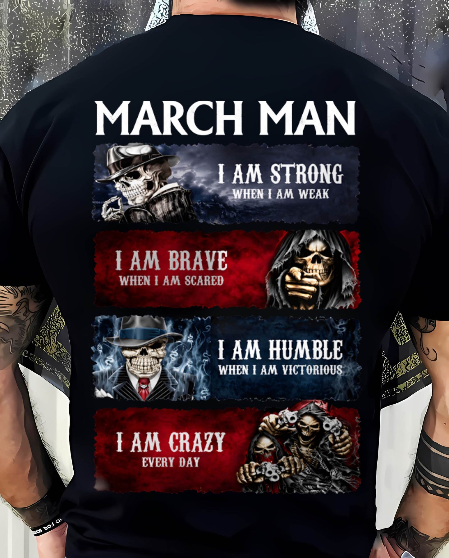 MARCH MAN SKULL - FOR MAN - TLEE03 (SKU2607-304-03)