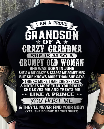 JUNE - GRANDSON OF A CRAZY GRANDMA - FROM GRANDMA - TLEE06 (SKU2606-274-06)