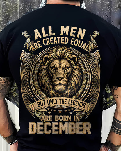 DECEMBER BORN LEGEND SHIRT – LION KING - FOR MAN - TLEE12 (SKU2606-177-12)