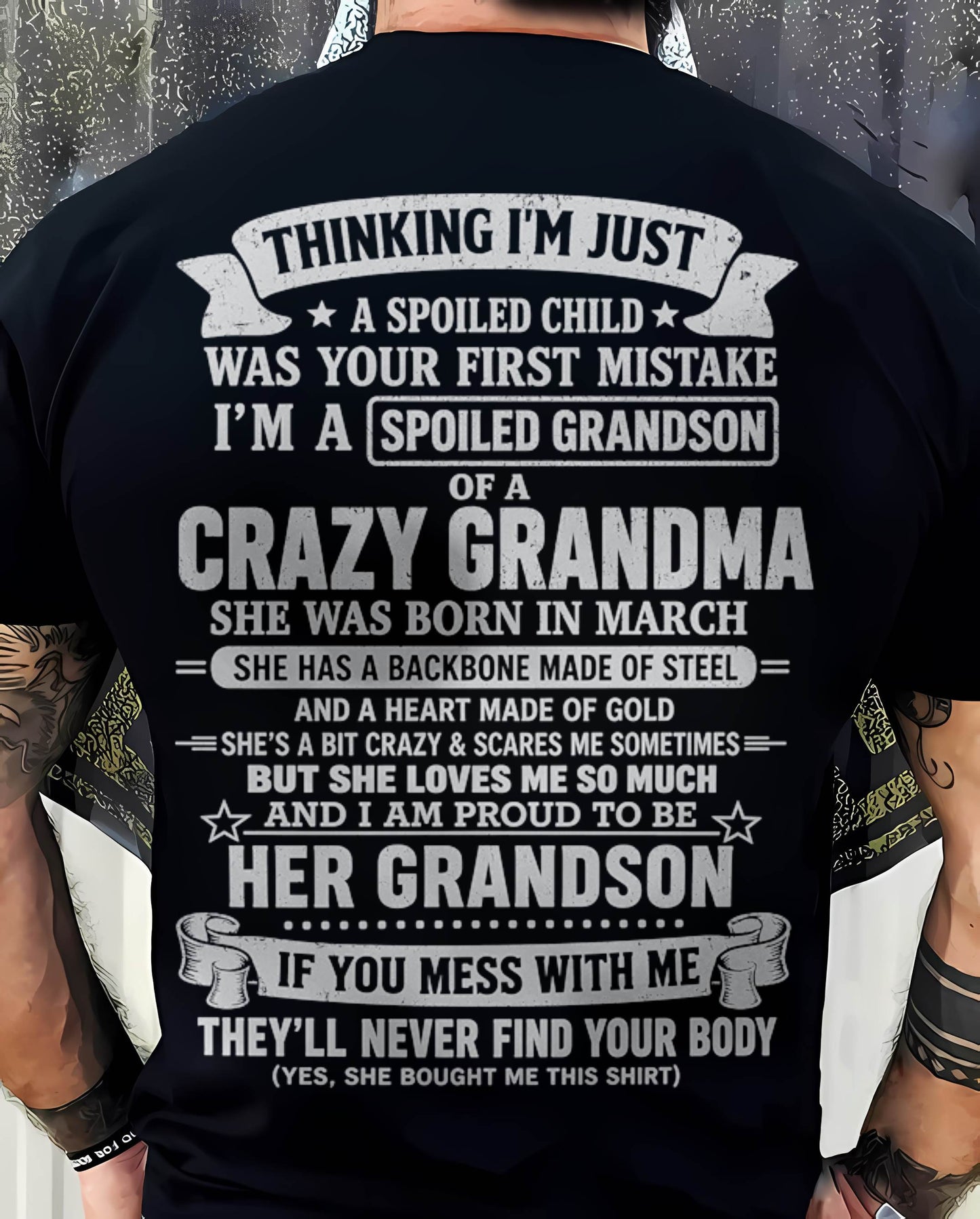 MARCH - GRANDMA’S PROTECTION MODE: ON - FROM GRANDMA - TLEE03 (SKU2607-06-03)