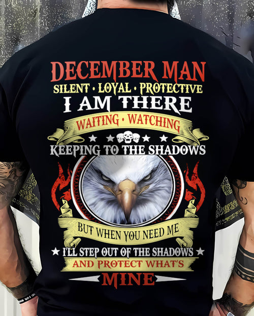 DECEMBER MAN - SILENT LOYAL PROTECTIVE I AM THERE WAITING WATCHING KEEPING TO THE SHADOWS - FOR MAN - TLEE12 (SKU2602-62-12)