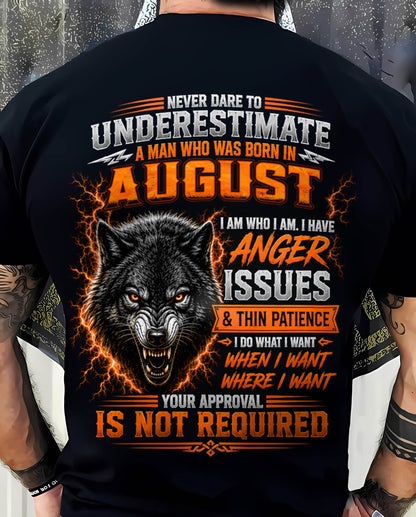 AUGUST MAN I DO WHAT I WANT SHIRT - FOR MAN - TLEE08 (SKU2608-244-08)