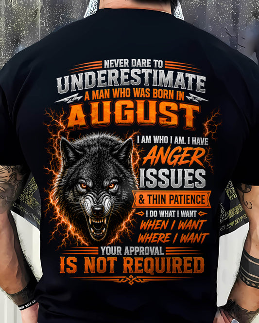 AUGUST MAN I DO WHAT I WANT SHIRT - FOR MAN - TLEE08 (SKU2608-244-08)