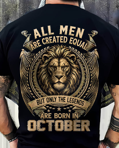 OCTOBER BORN LEGEND SHIRT – LION KING - FOR MAN - TLEE10 (SKU2606-177-10)