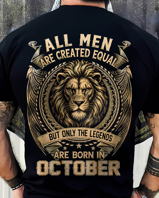 OCTOBER BORN LEGEND SHIRT – LION KING - FOR MAN - TLEE10 (SKU2606-177-10)