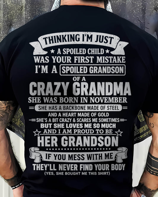 NOVEMBER - GRANDMA’S PROTECTION MODE: ON - FROM GRANDMA - TLEE11 (SKU2607-06-11)