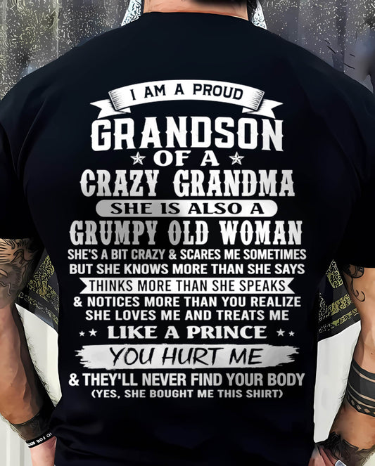 GRANDSON OF A CRAZY GRANDMA - FROM GRANDMA - TLEE00 (SKU2606-274-00)