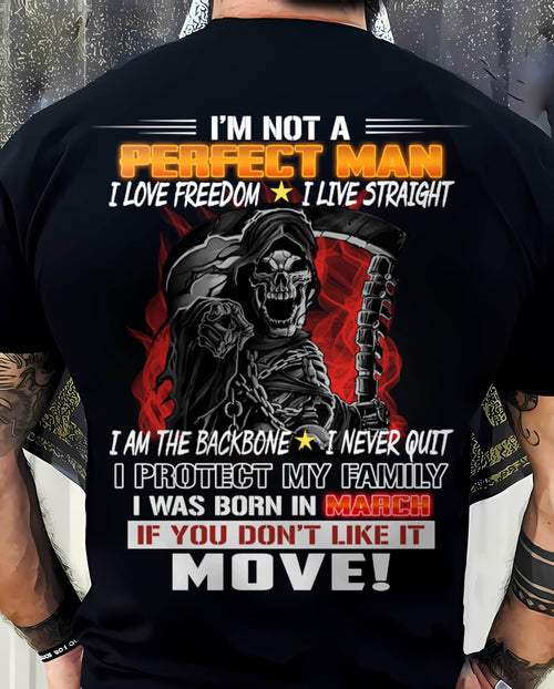 MARCH - A MAN WHO NEVER QUITS AND PROTECTS HIS OWN - FOR MAN - TLEE03 (SKU26T-01231-03)